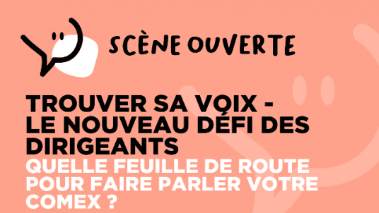 Trouver sa voix. Le nouveau défi des dirigeants. Quelle feuille de route pour faire parler votre comex ?