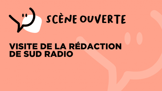 Visite de la rédaction de Sud Radio